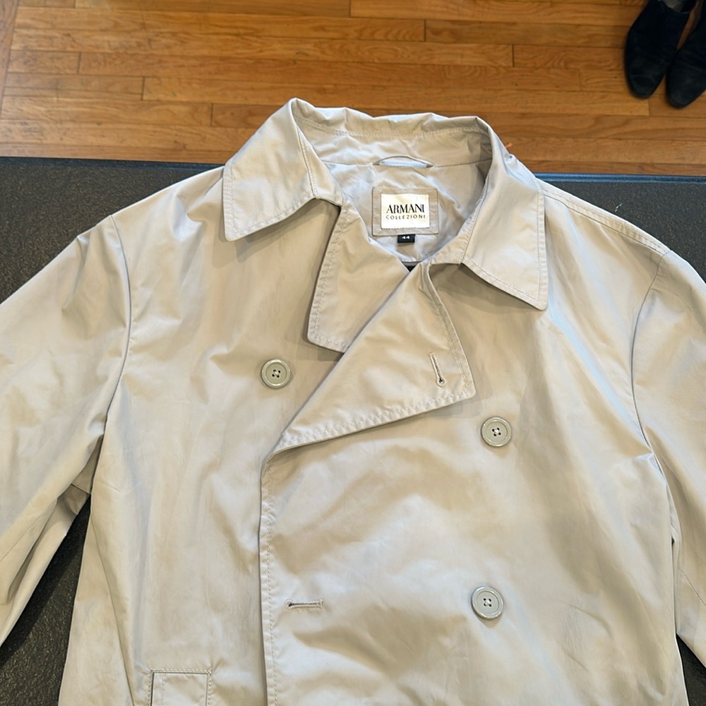 Armani lightweight trench coat